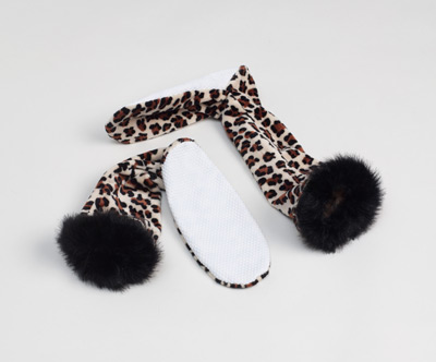 Polar fleece slippers socks - TheFind
